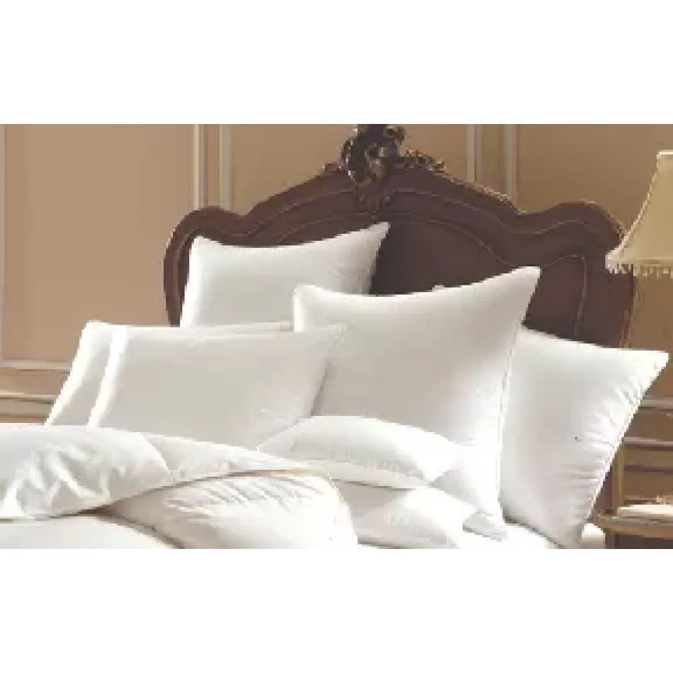 Himalaya 800+ Fill Siberian White Goose Down Boudoir Medium Pillow 12 x 16 5 oz