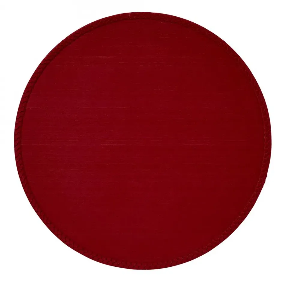 Lexington Red Set of 4 Placemats 16 in Round