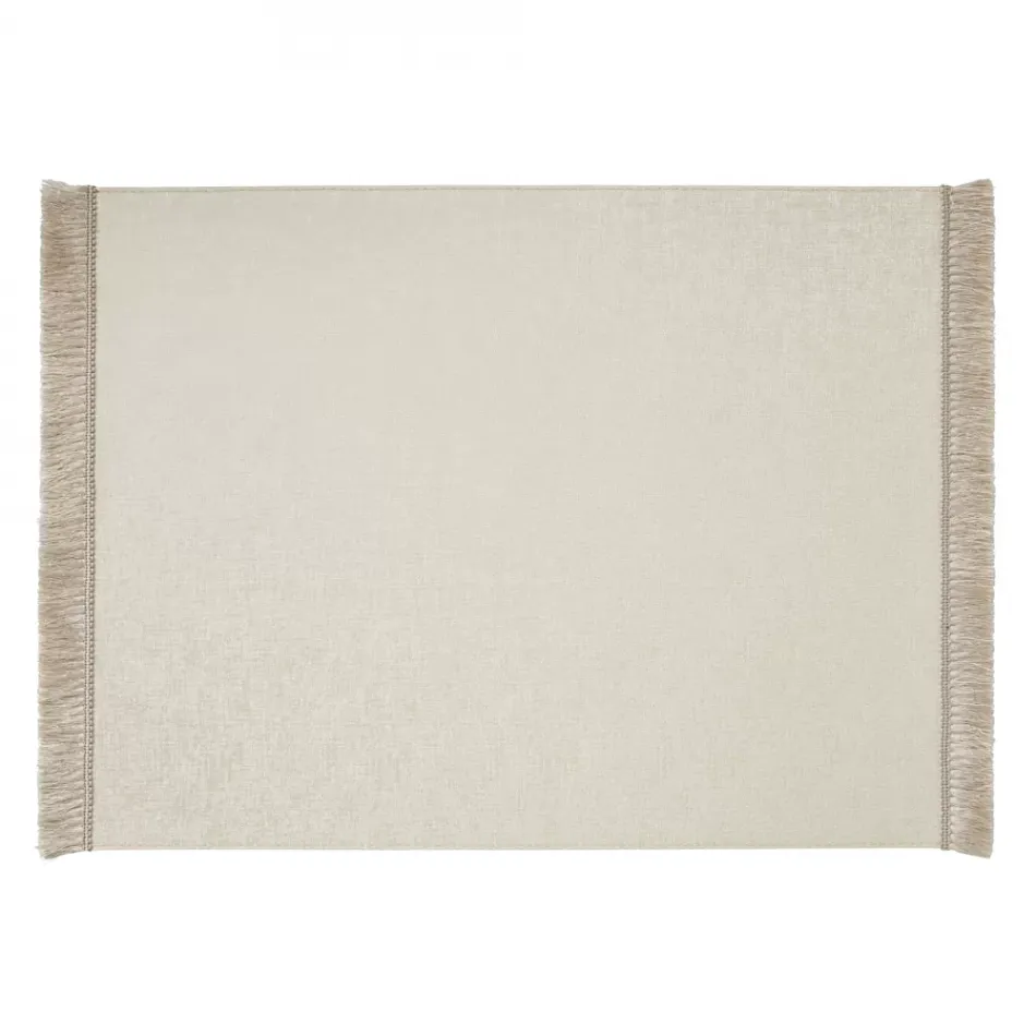 Aurora Ivory Set of 4 Placemats Rectangular