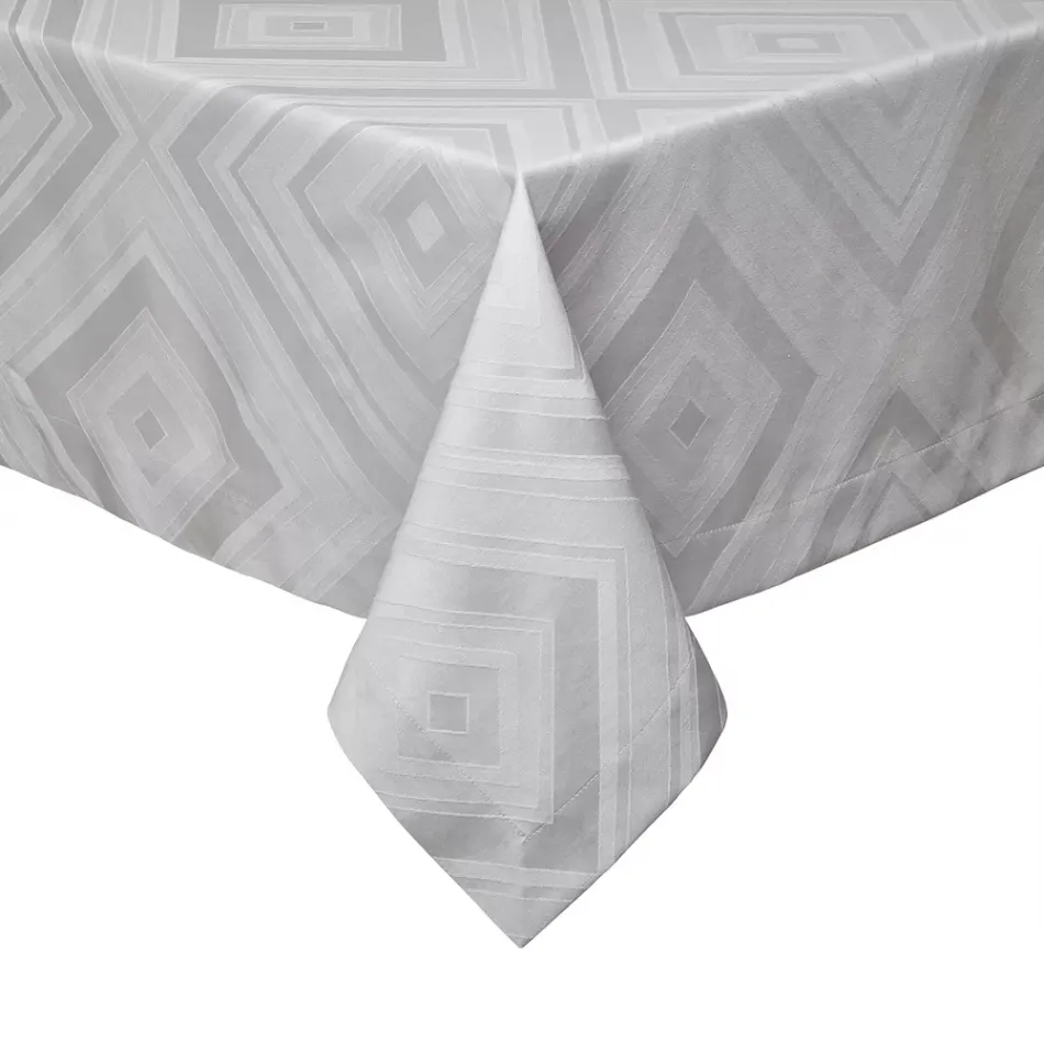 Brussels Gray Tablecloth 66 x 66 in