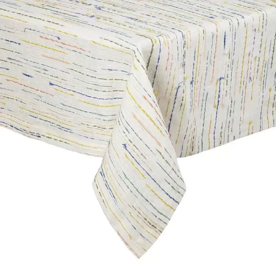 Capri Multi Color Damask Table Linens