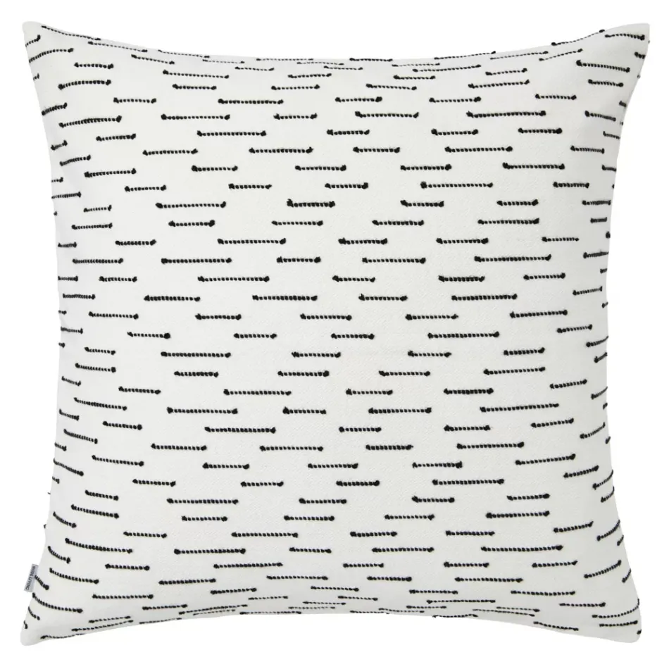 Ombre Black and White Pillow 22 x 22 in