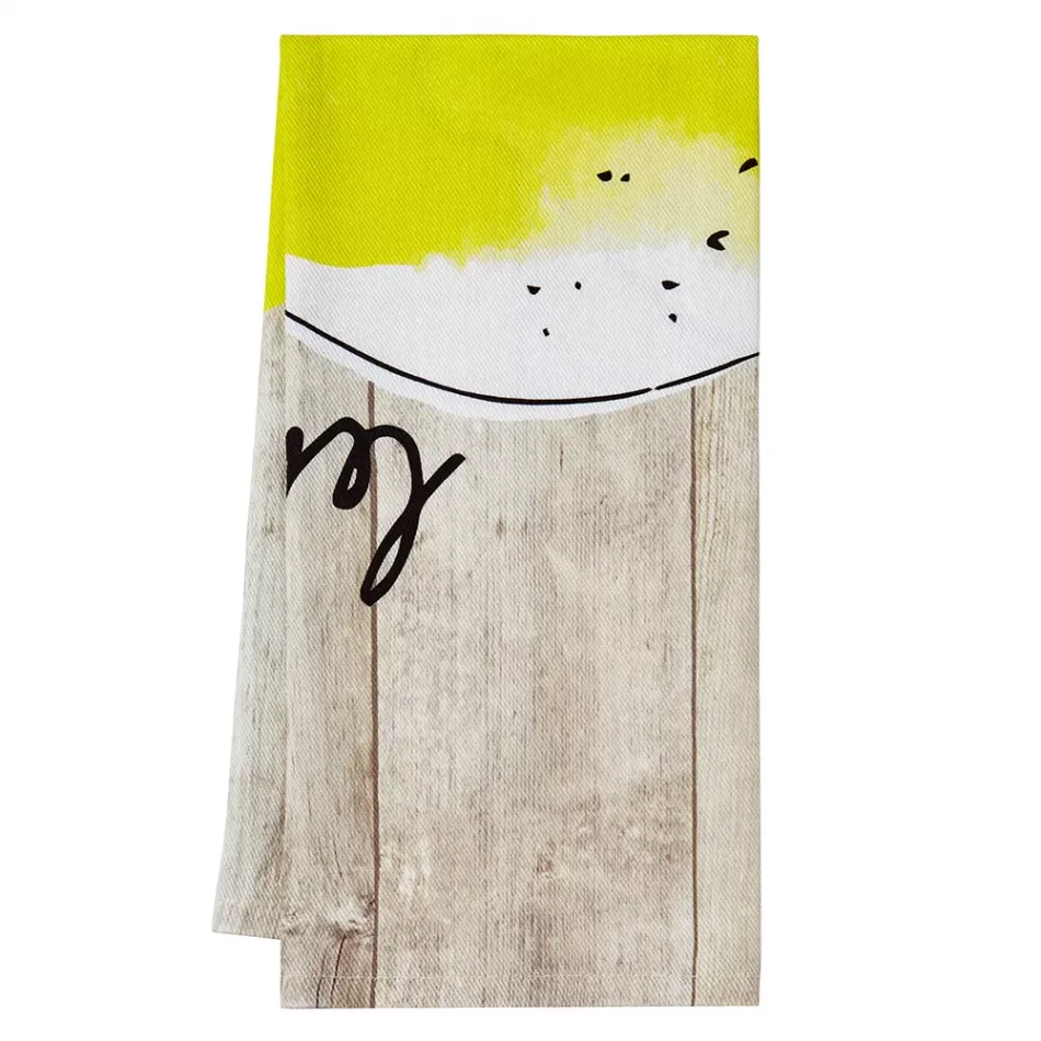 Fruit Basket Lemon Tea Towel 20 x 28 in