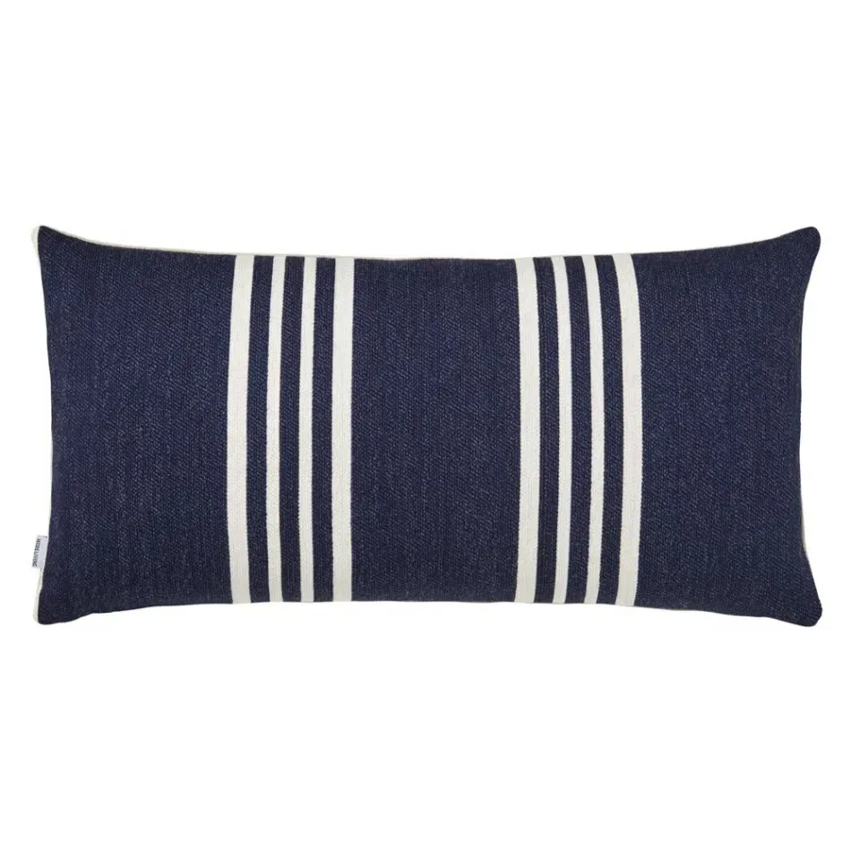 Mar Blue Pillow 12 x 24 in