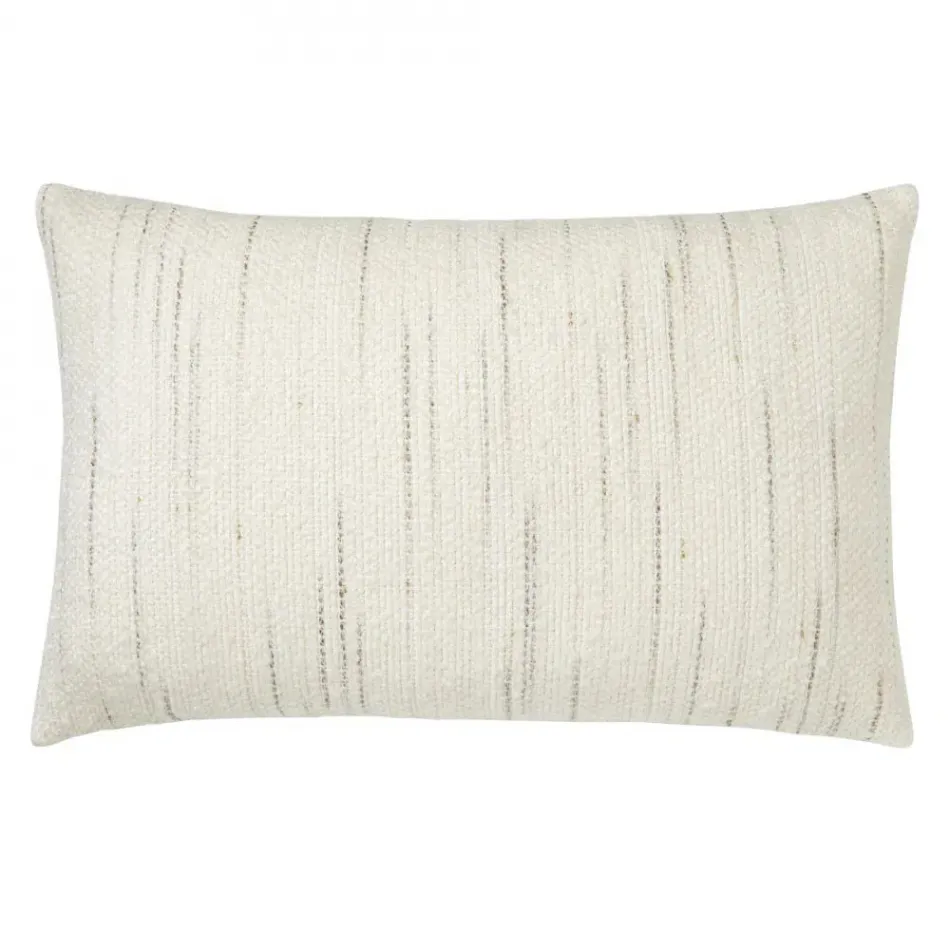 Chalet Winter White Pillow 12 x 24 in