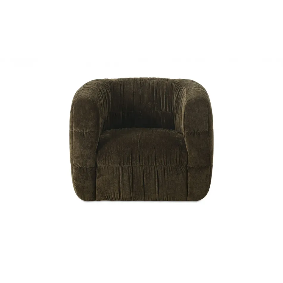 Robson Dark Green Swivel Chair