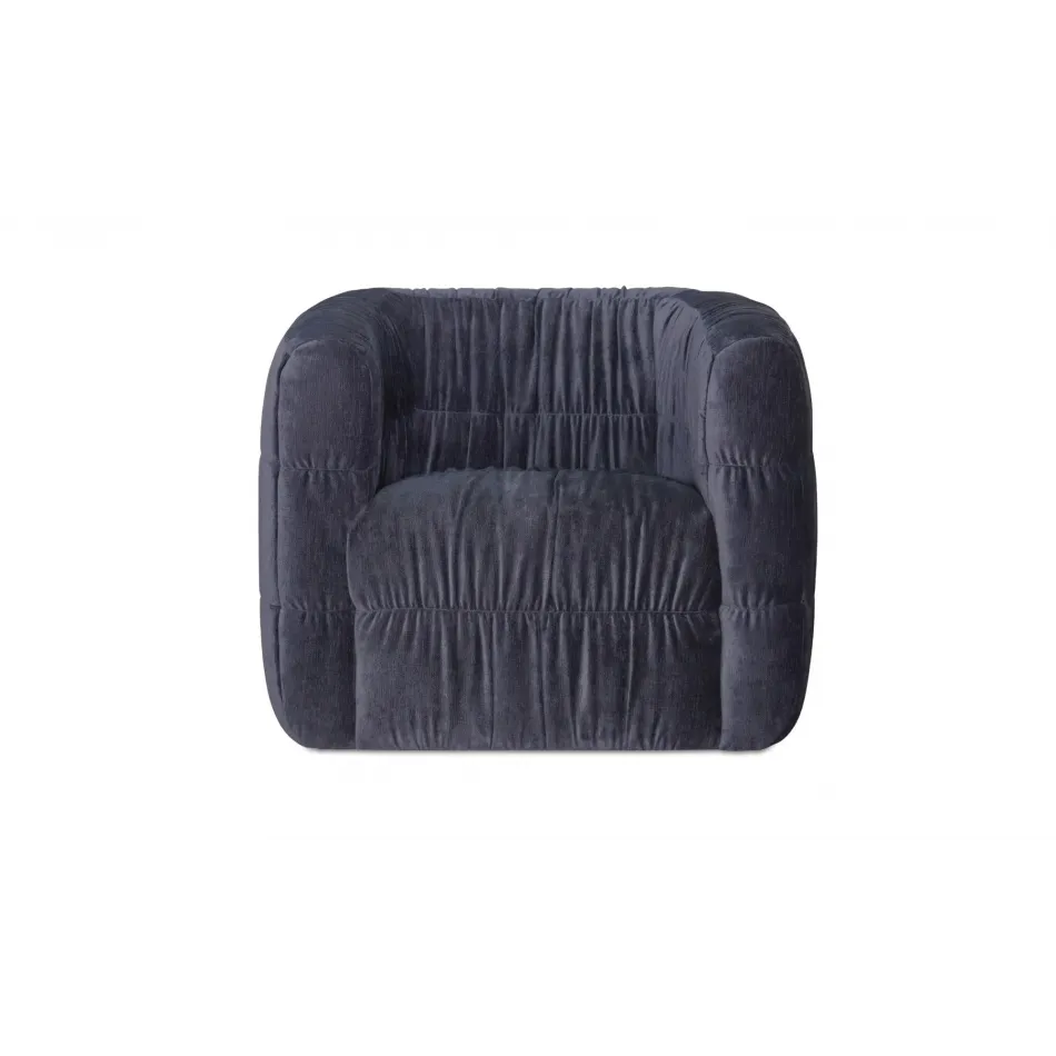 Robson Navy Swivel Chair