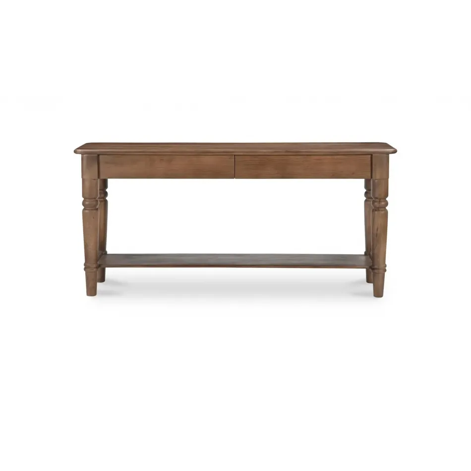 Russet Brown Console Table