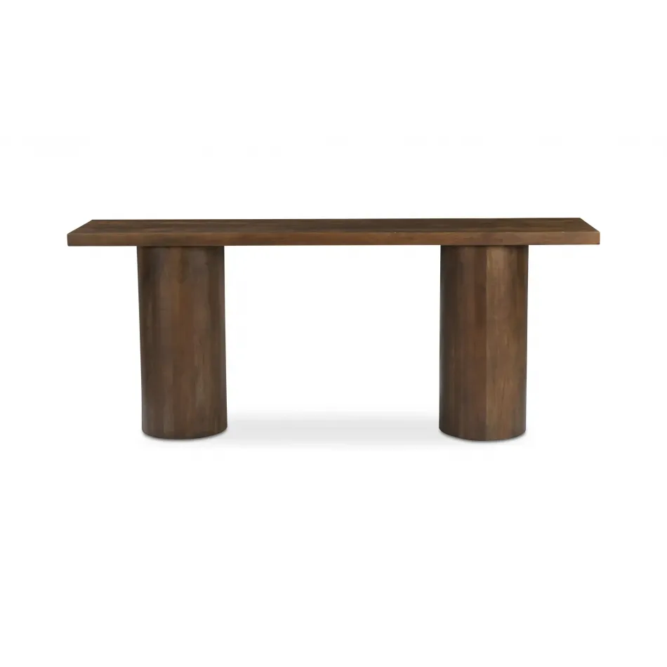 Hadley Warm Brown Console Table