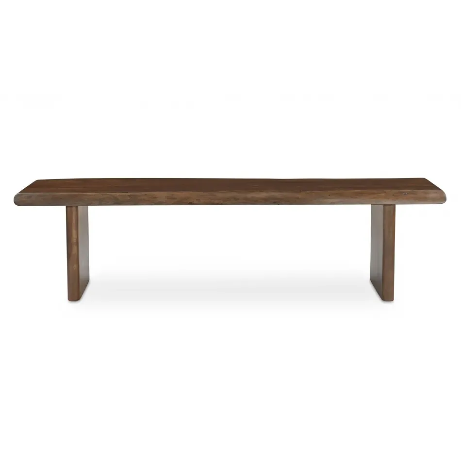 Lila Brown Dining Bench Small