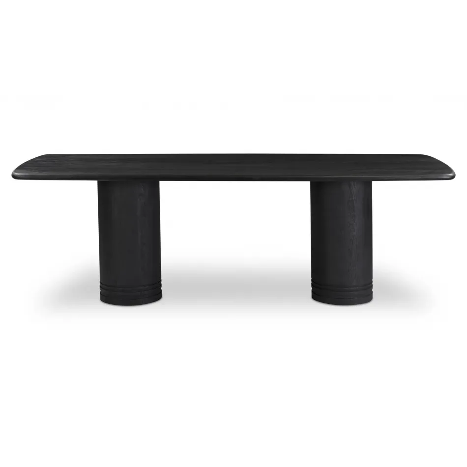 Daphne Black Dining Table Large