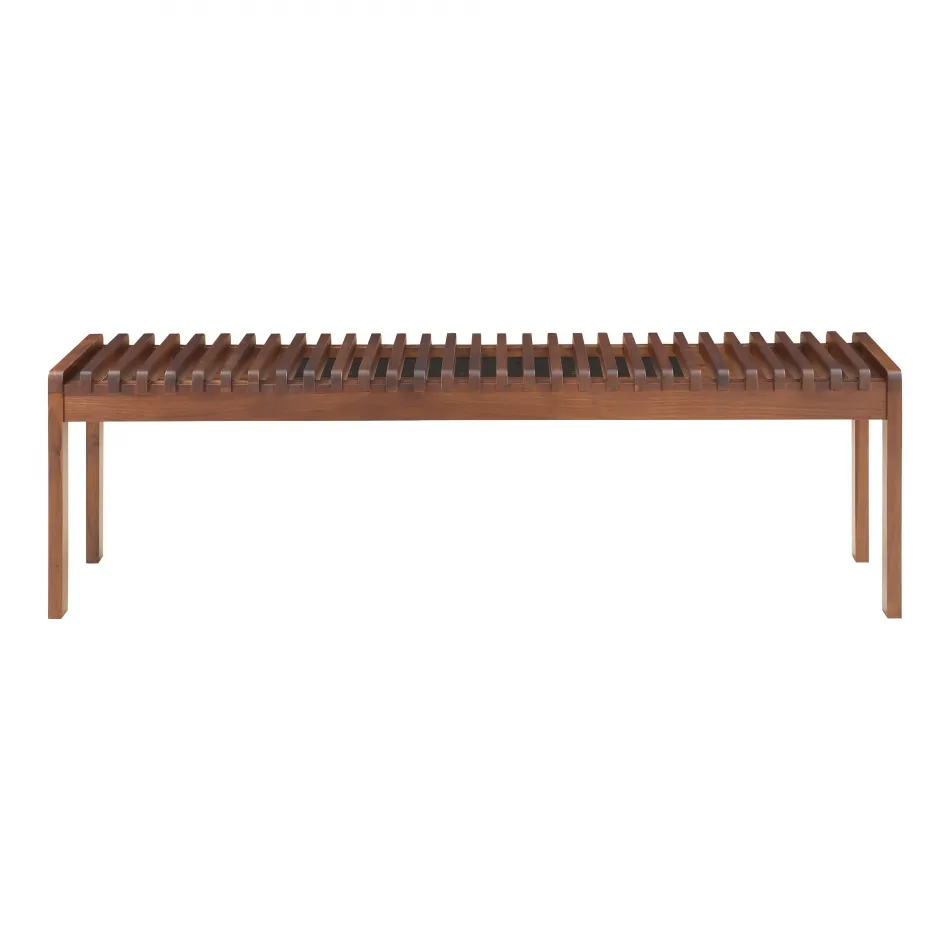 Rohe Bench Walnut Brown