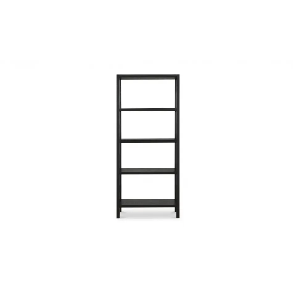 Nolan Black Bookcase