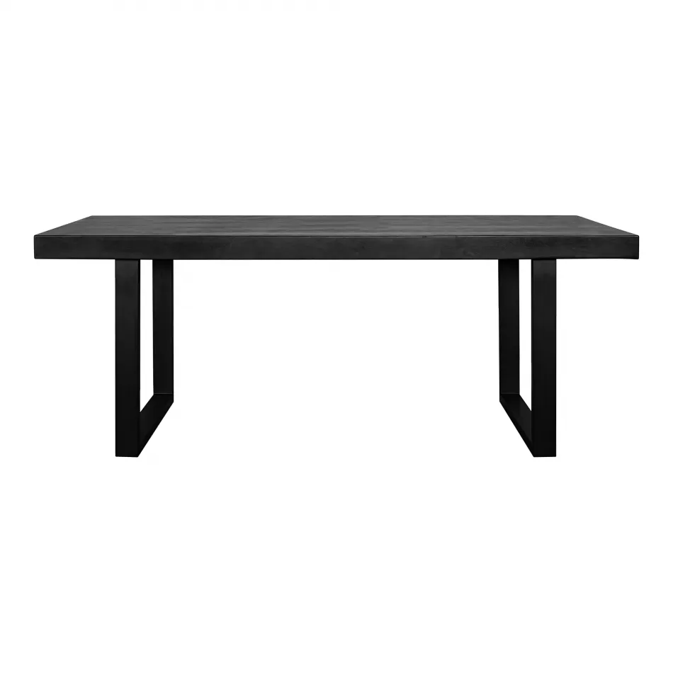 Jedrik Large Outdoor Dining Table Black