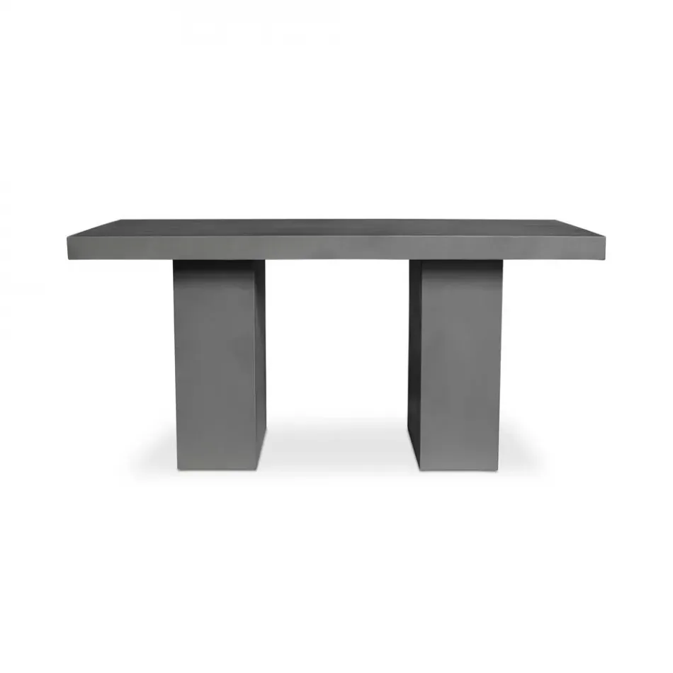 Aurelius 2 Outdoor Dining Table Dark Grey