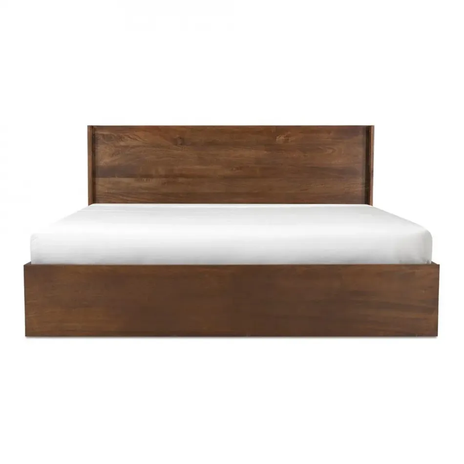 Everett Queen Bed Dark Brown