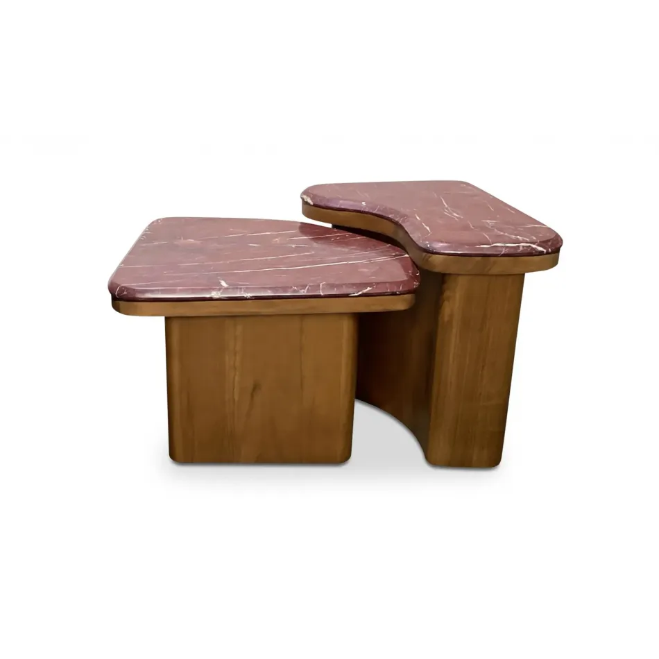 Abi Levante Marble Nesting Coffee Table