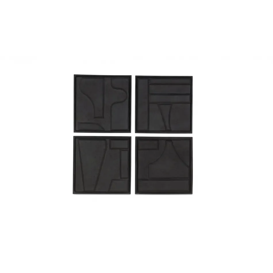 Alva Wall Sculpture Set of 4