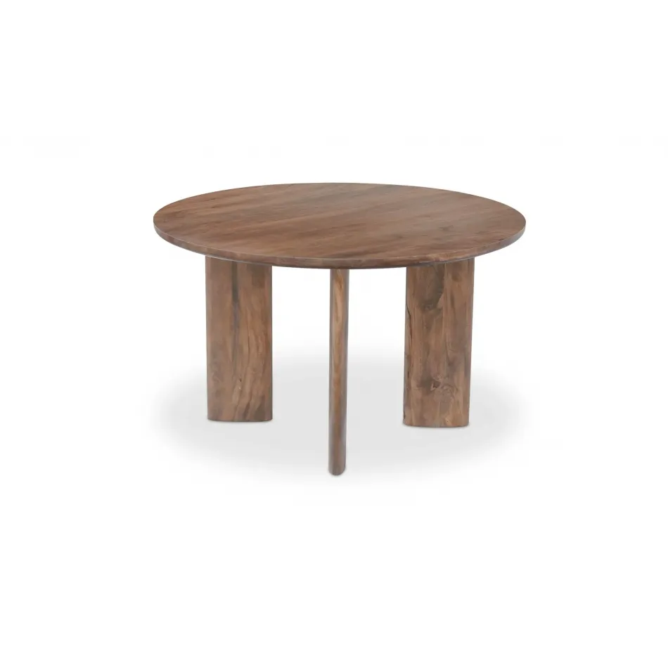 Lia Dark Brown Round Dining Table