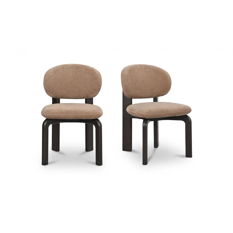 Sami Brown Dining Chair Set of Two