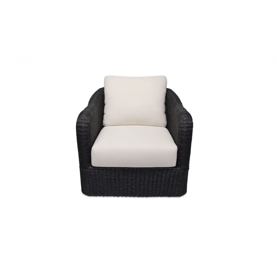 Bodhi Charcoal Outdoor Swivel Accent Chair