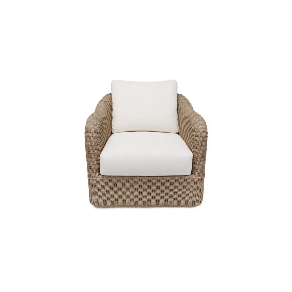 Bodhi Natural Outdoor Swivel Accent Chair