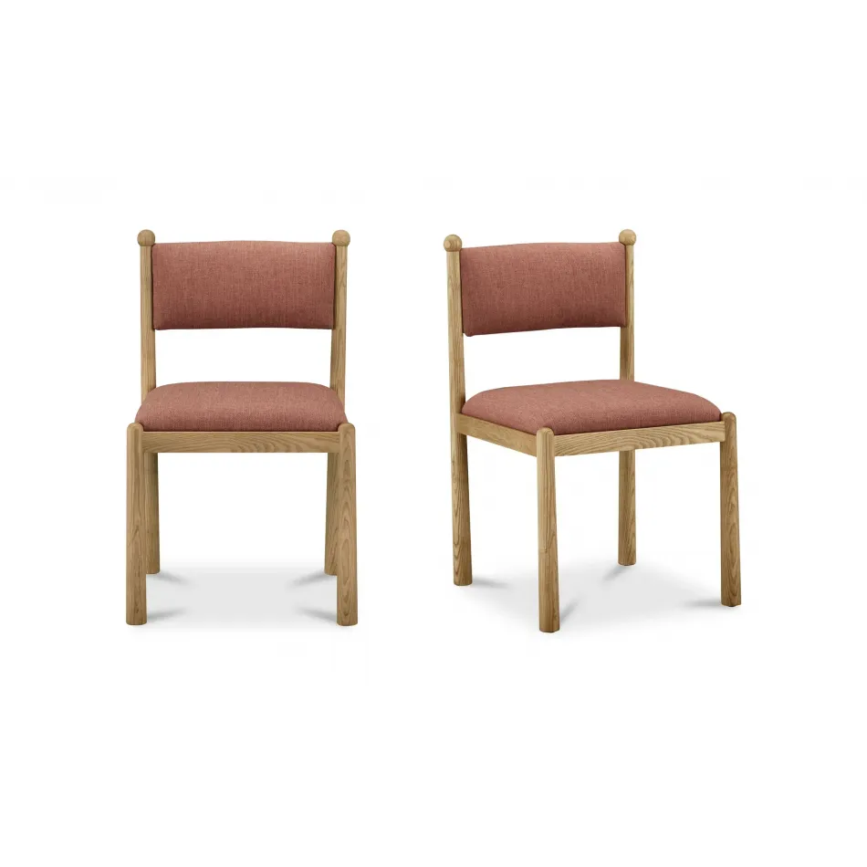 Villetta Deep Pink Dining Chair Set of Two