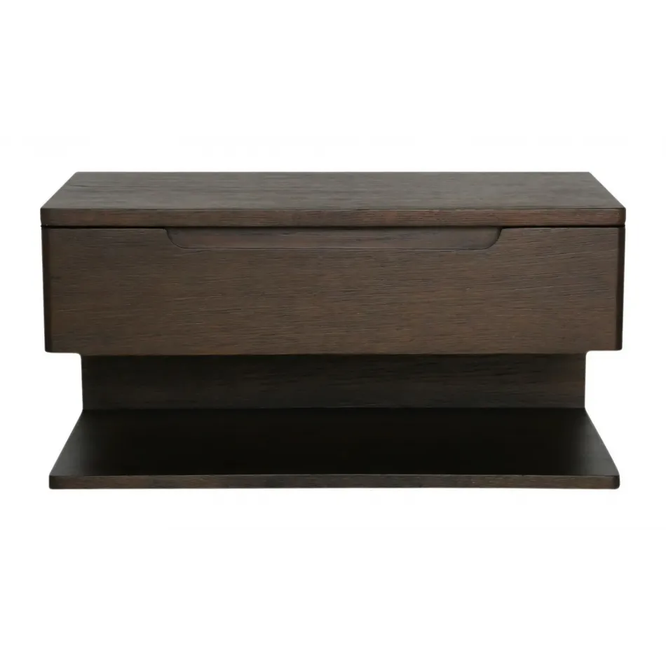 Jonah Dark Brown Floating Nightstand