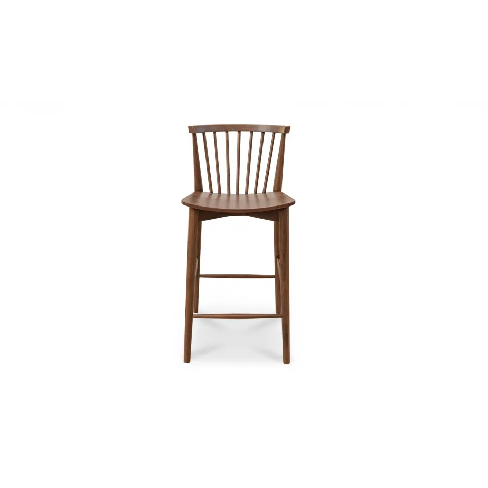 Marley Walnut Counter Stool