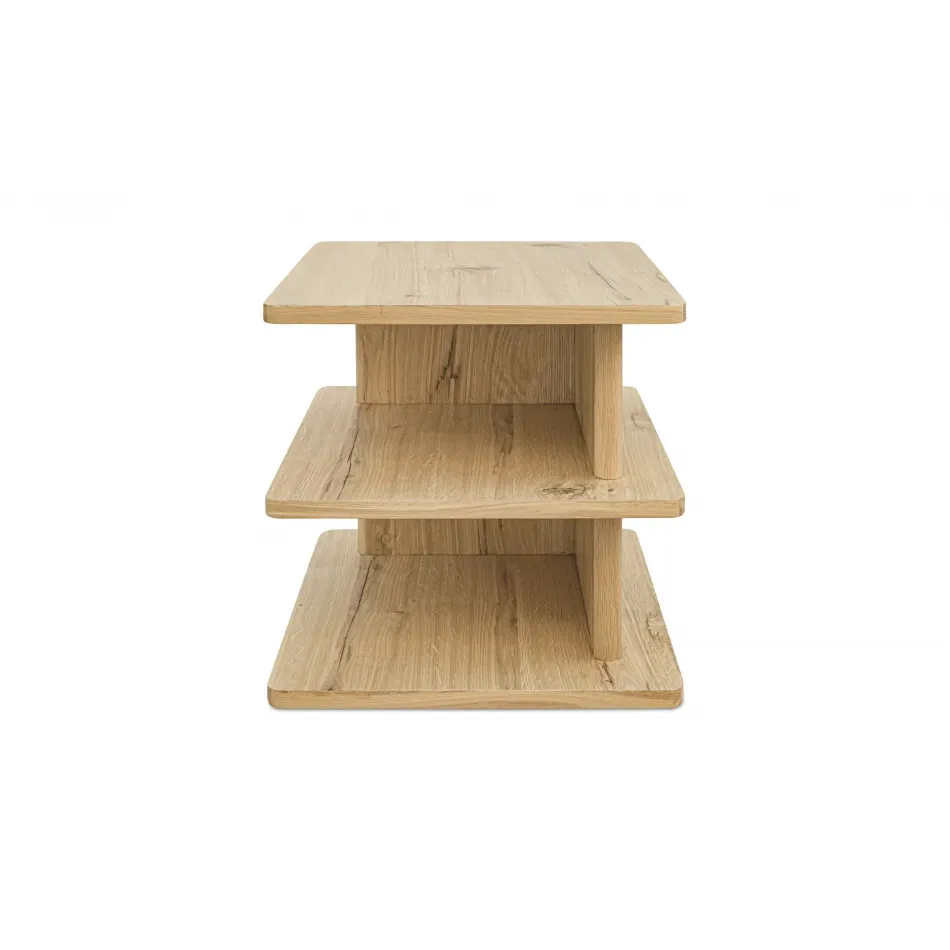 Casey Rustic Oak Side Table