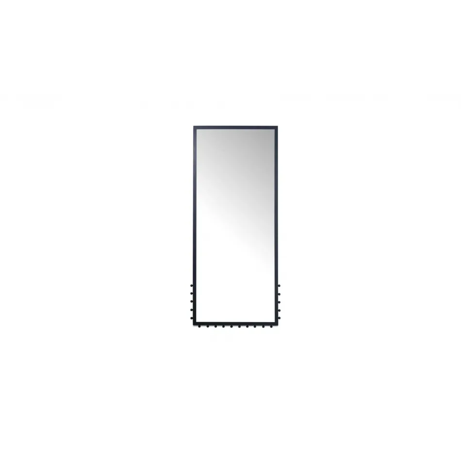 Figaro Black Floor Mirror