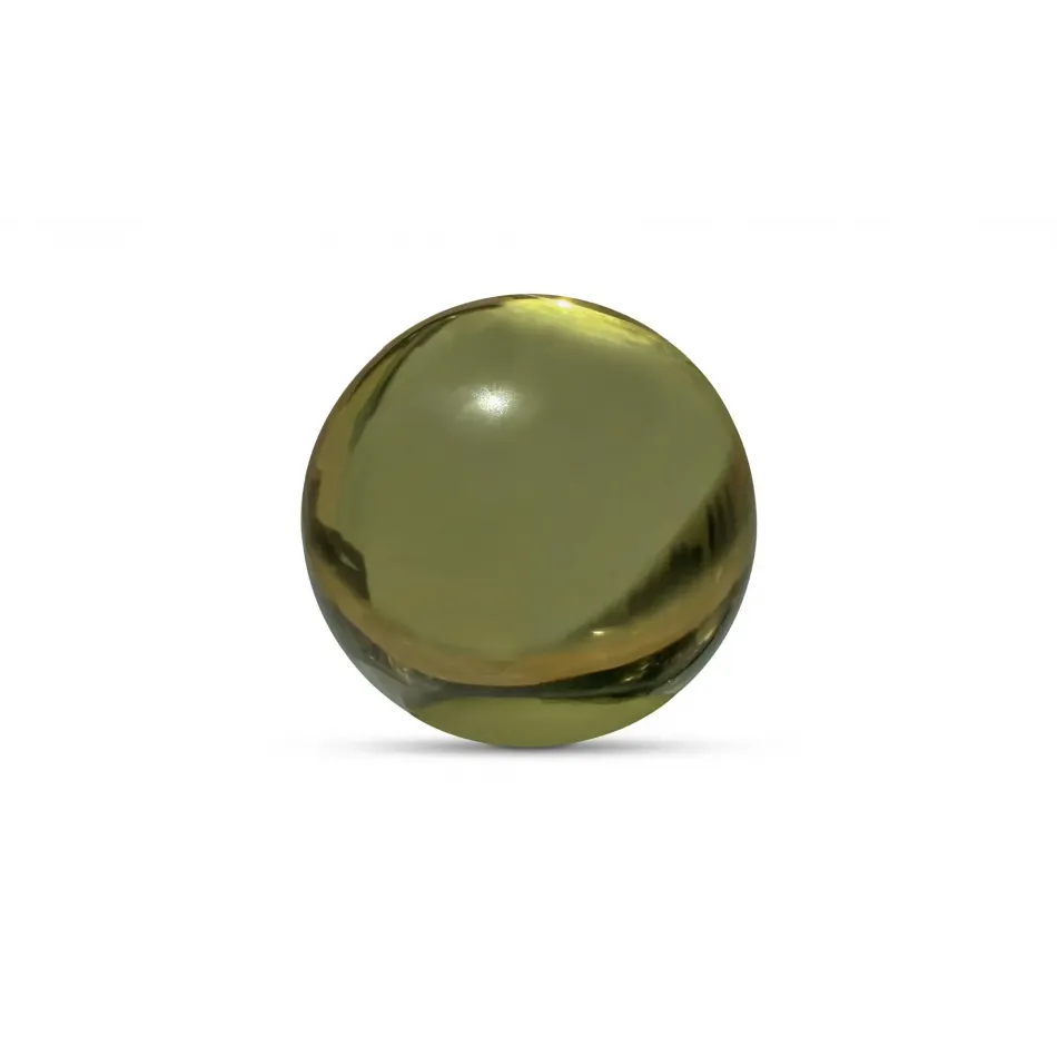 Bonn Olive Cast Glass Decorative Object