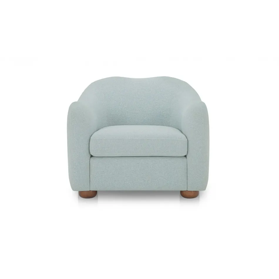 Bria Light Blue Accent Chair