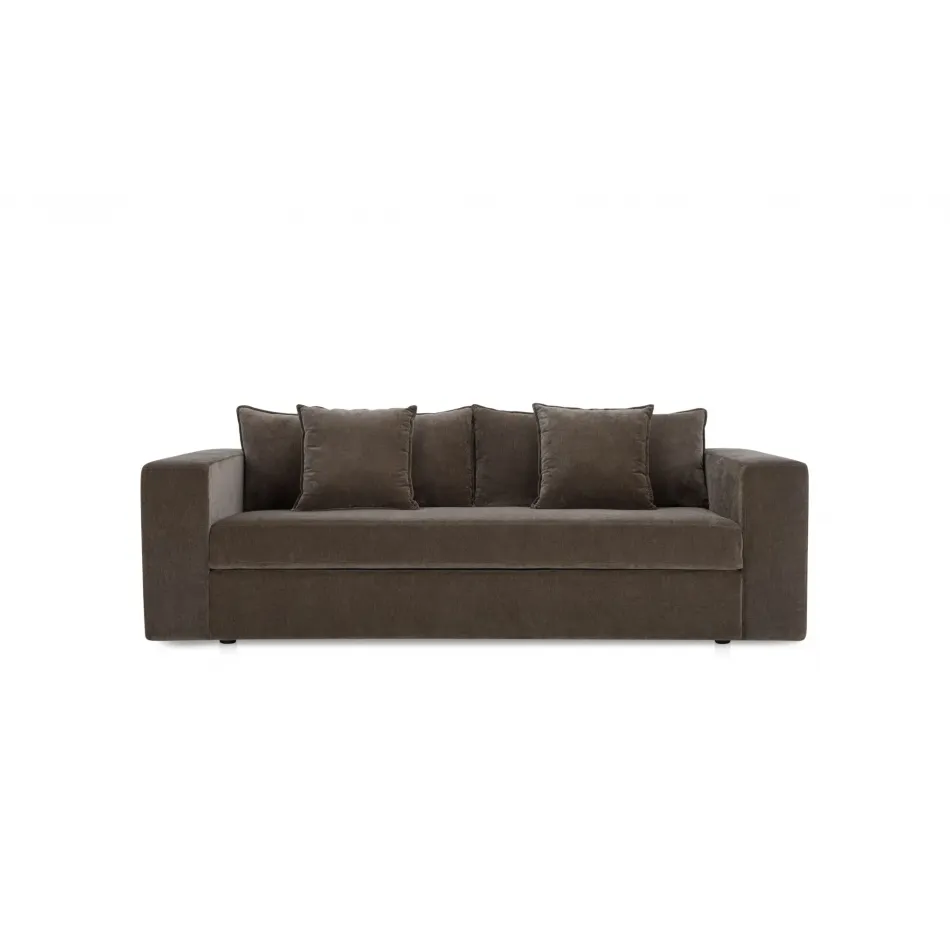Kiran Warm Charcoal Sleeper Sofa