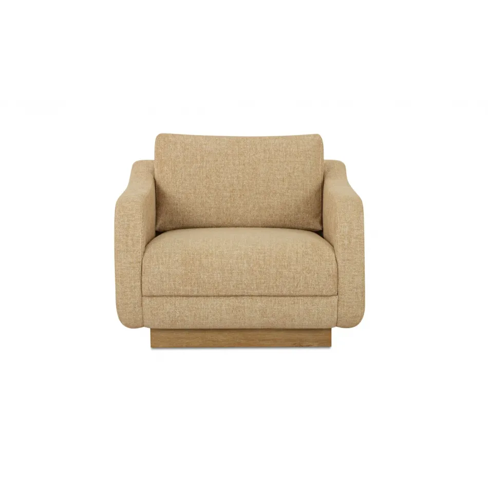 Keane Ochre Lounge Chair