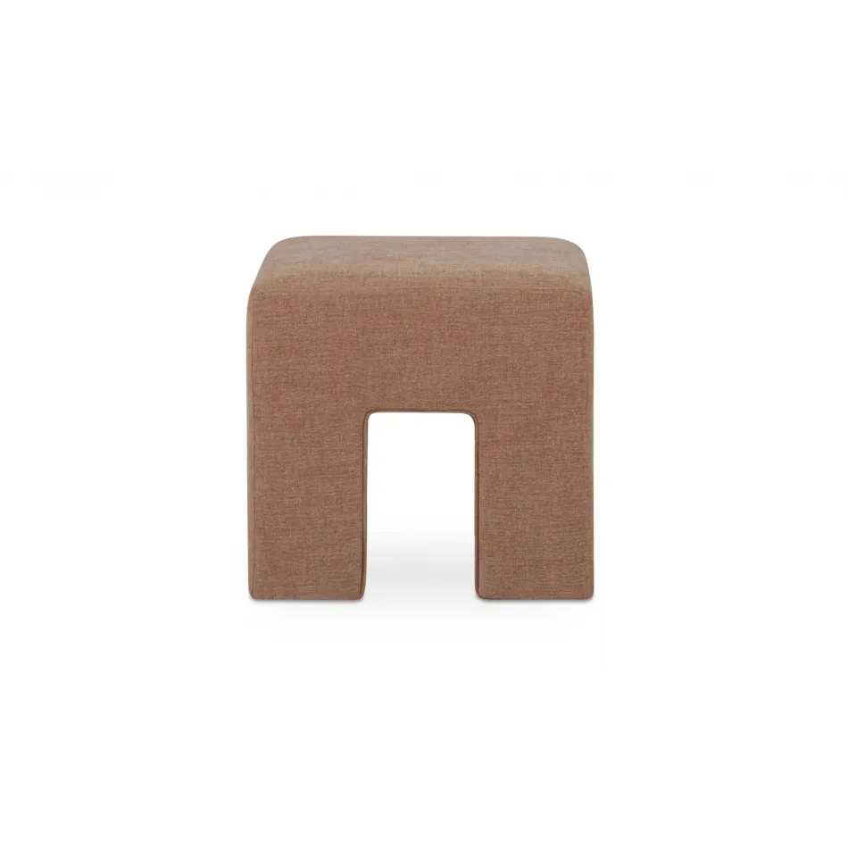 Aidy Washed Pink Stool