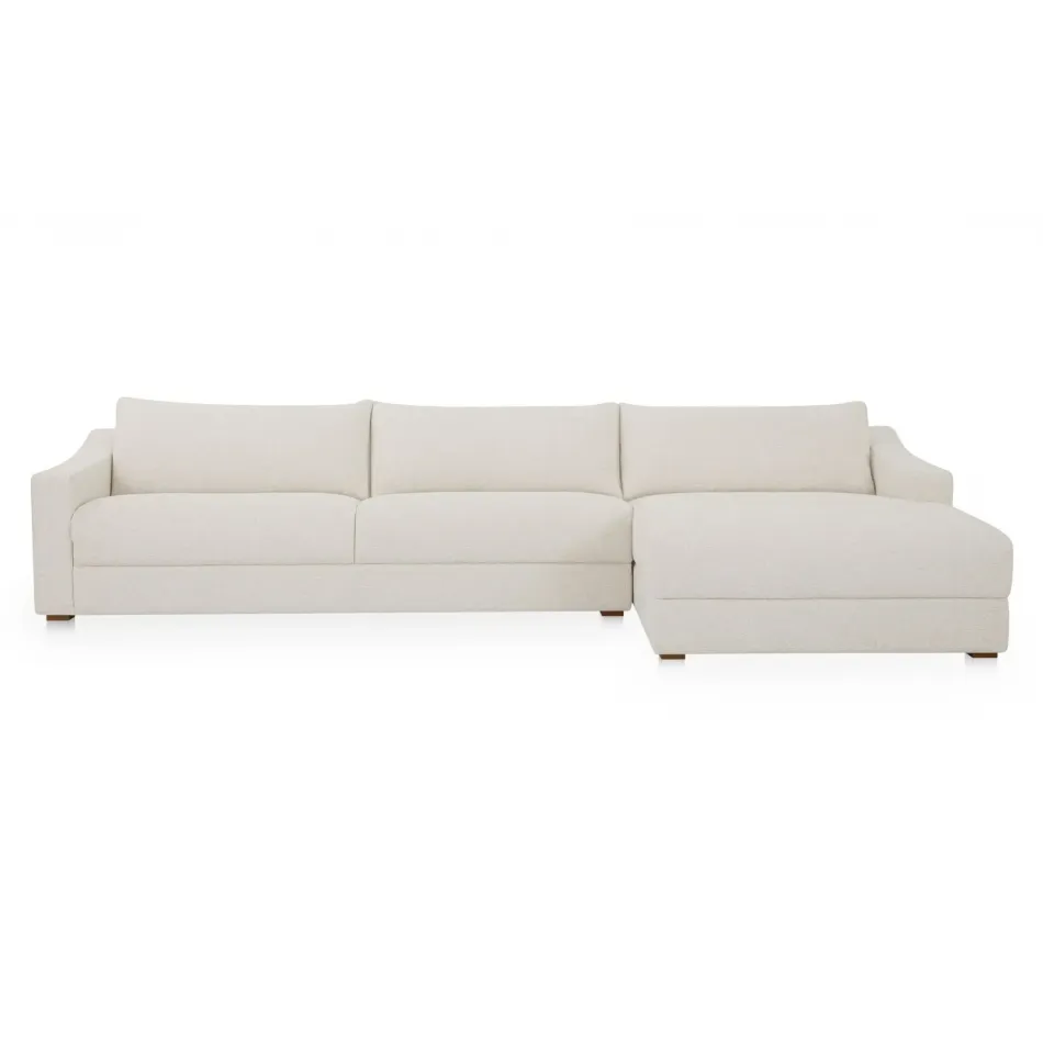 Farrow Flecked Oat Sectional Right