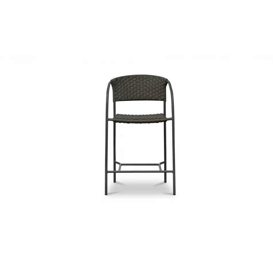 Zola Dark Brown Outdoor Counter Chair
