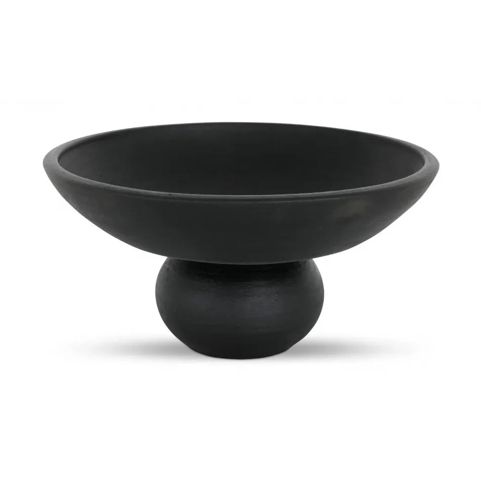 Asha Black Terracotta Decorative Bowl