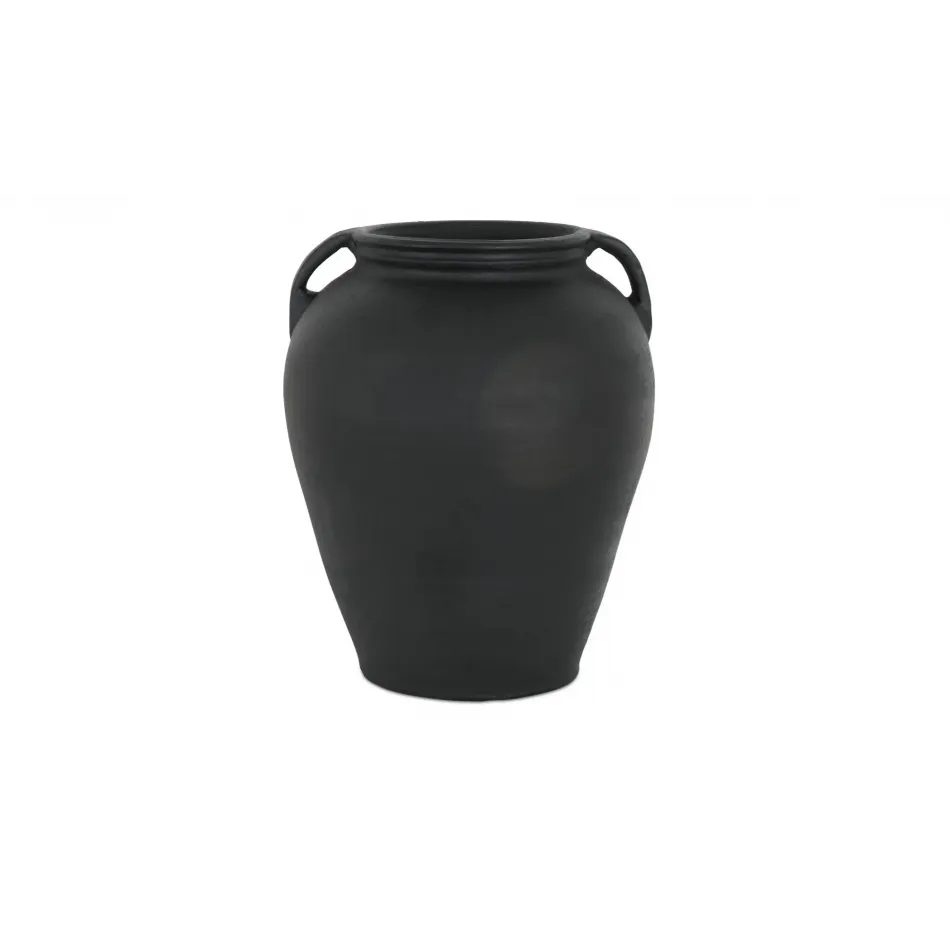 Jovi Black Terracotta Vase