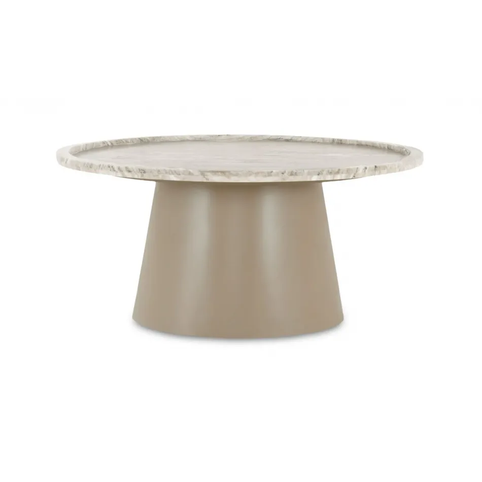 Kimberley White Marble Coffee Table