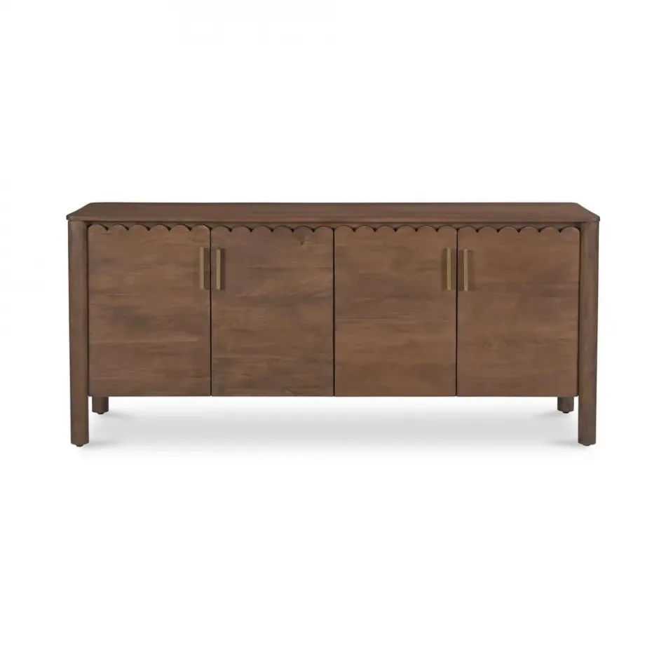 Wiley 4 Door Sideboard Vintage Brown