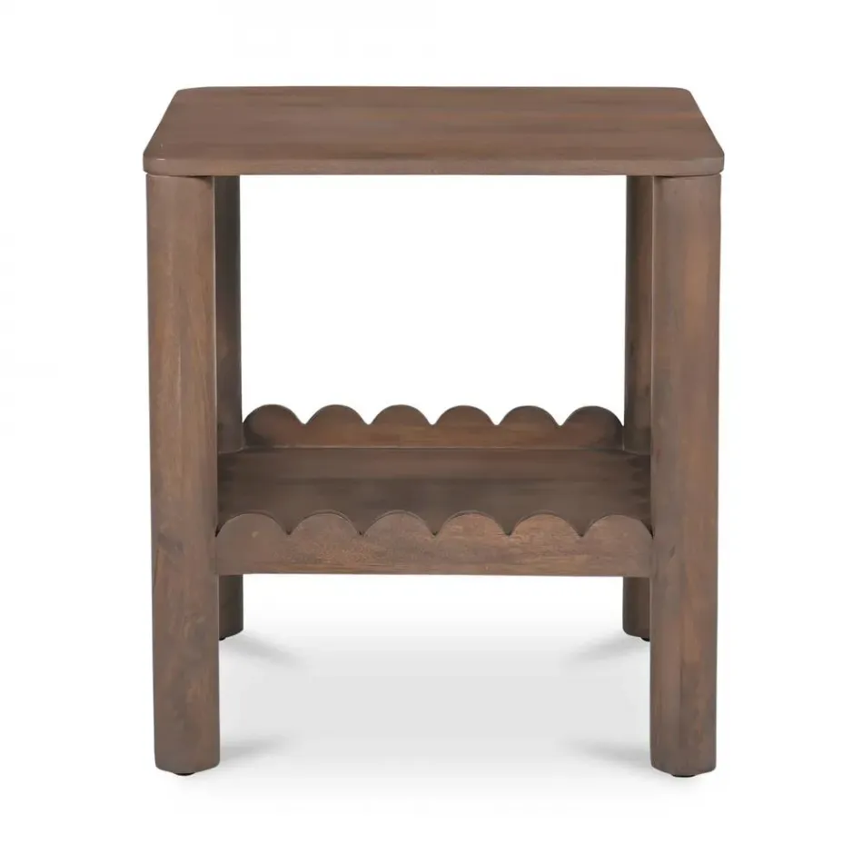 Wiley Side Table Vintage Brown