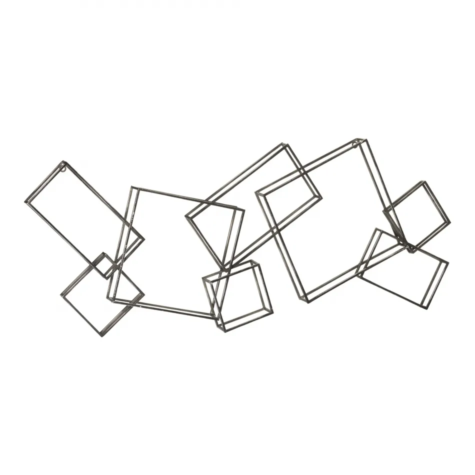 Squares Wall Décor Black