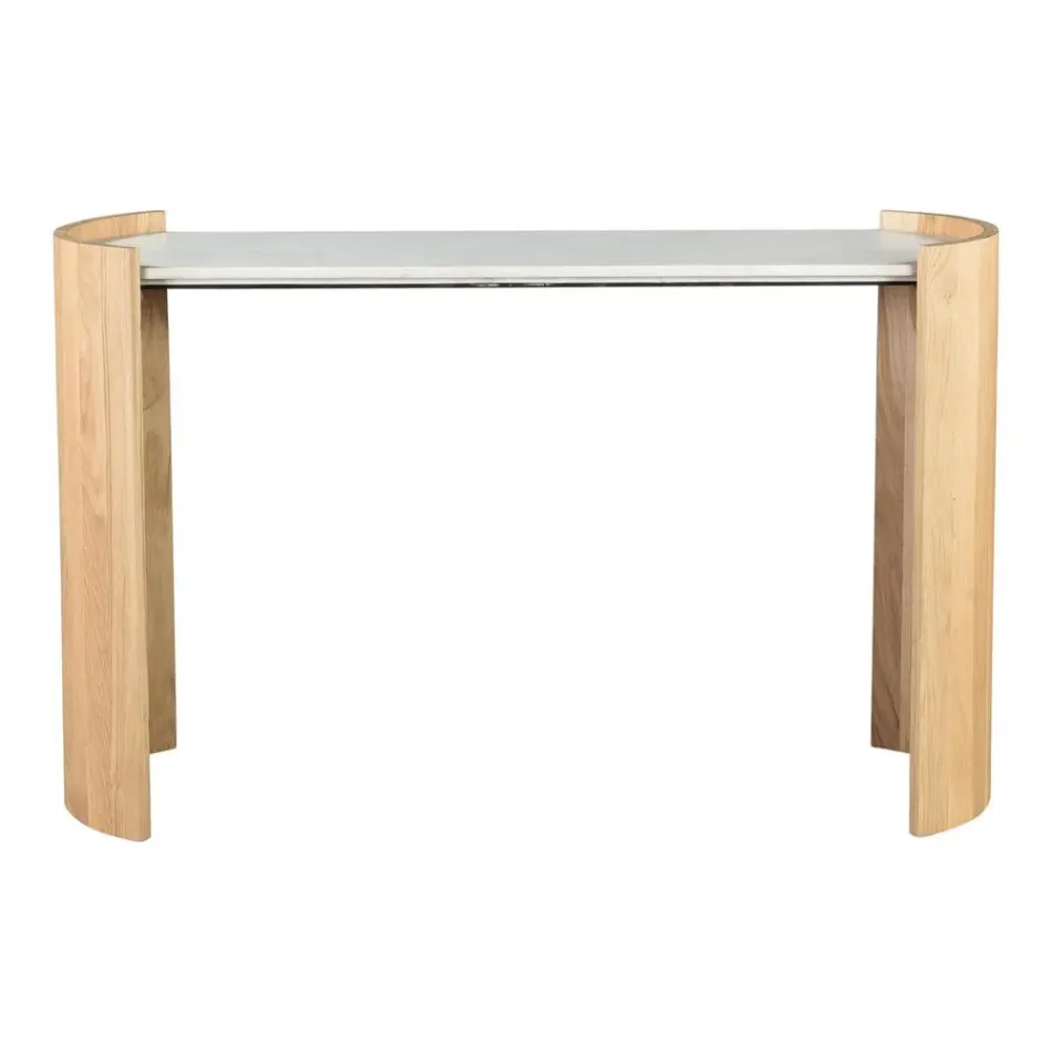 Dala Console Table White