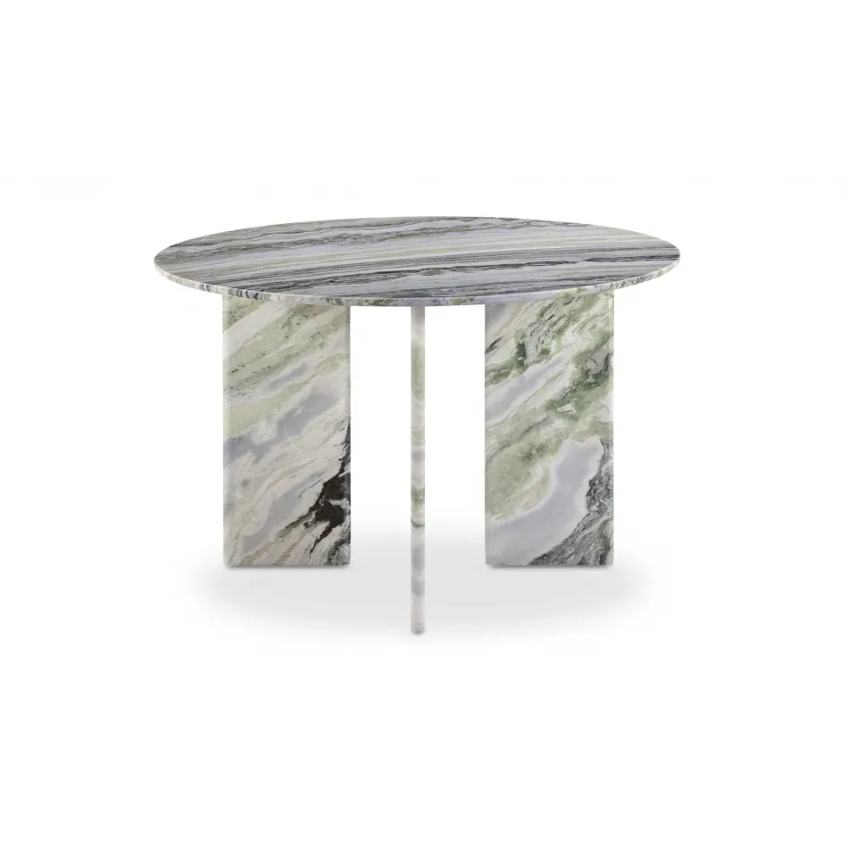 Celia Green Onyx Marble Round Dining Table
