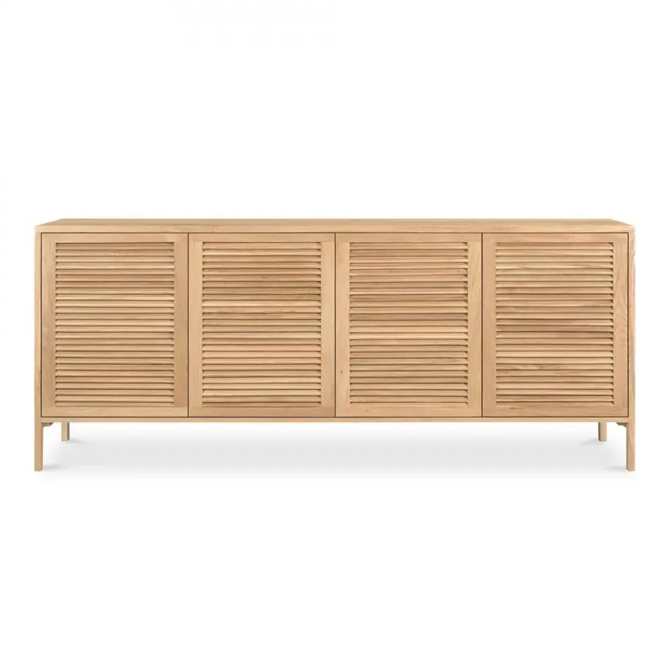 Teeda 4 Door Sideboard Natural