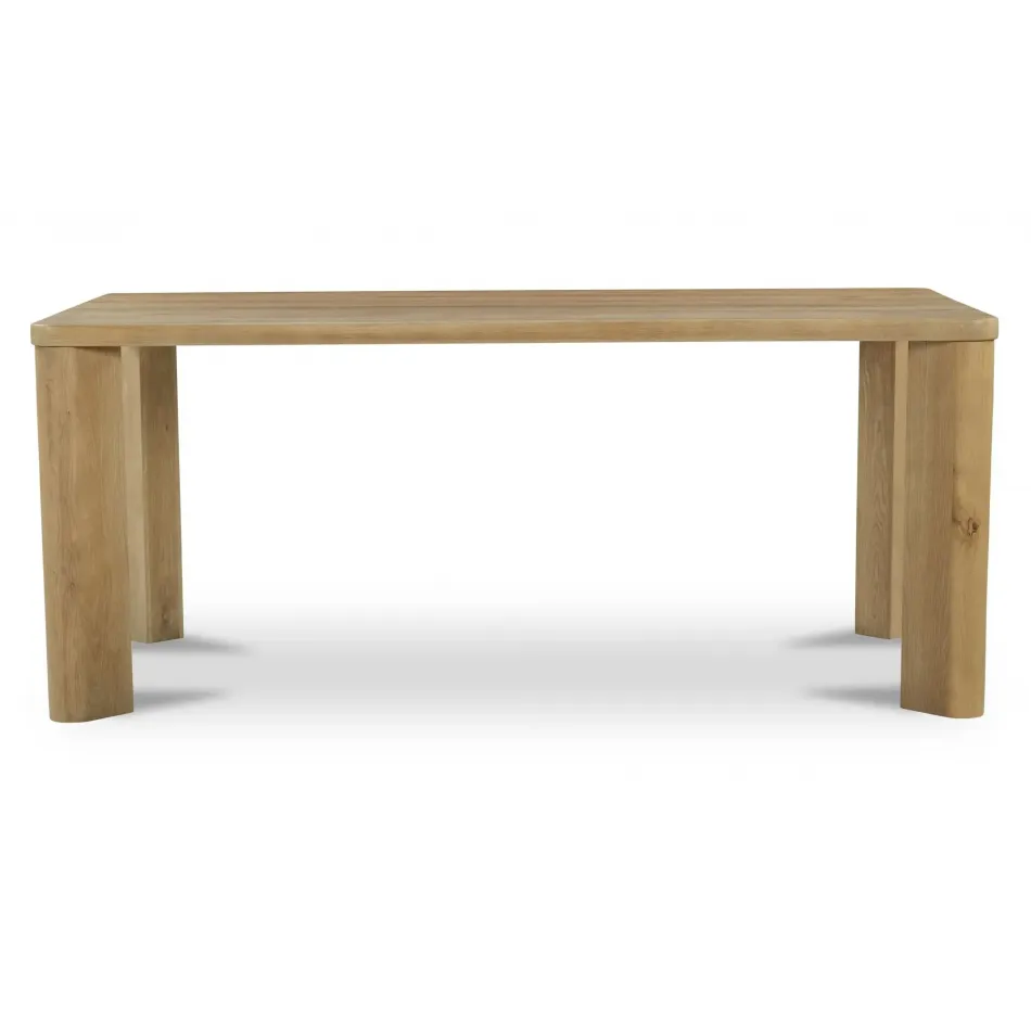 Segment Wood Heritage Brown Dining Table Small