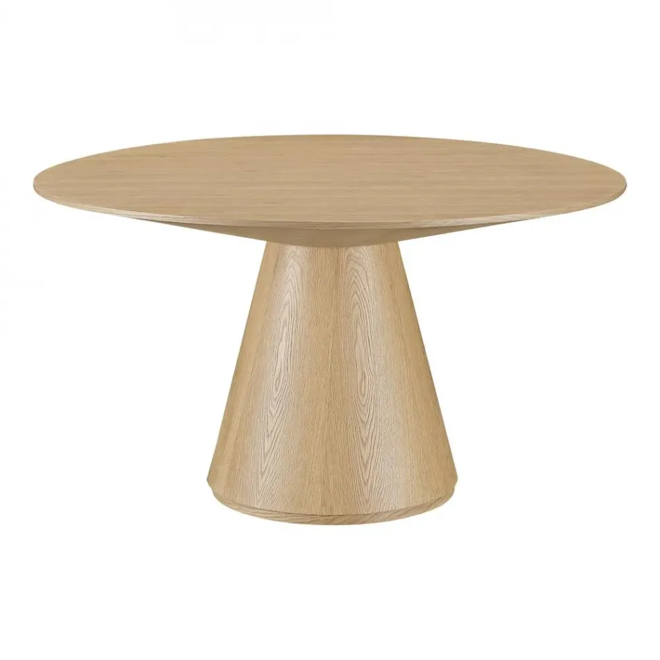 Otago Round Dining Table Natural Oak