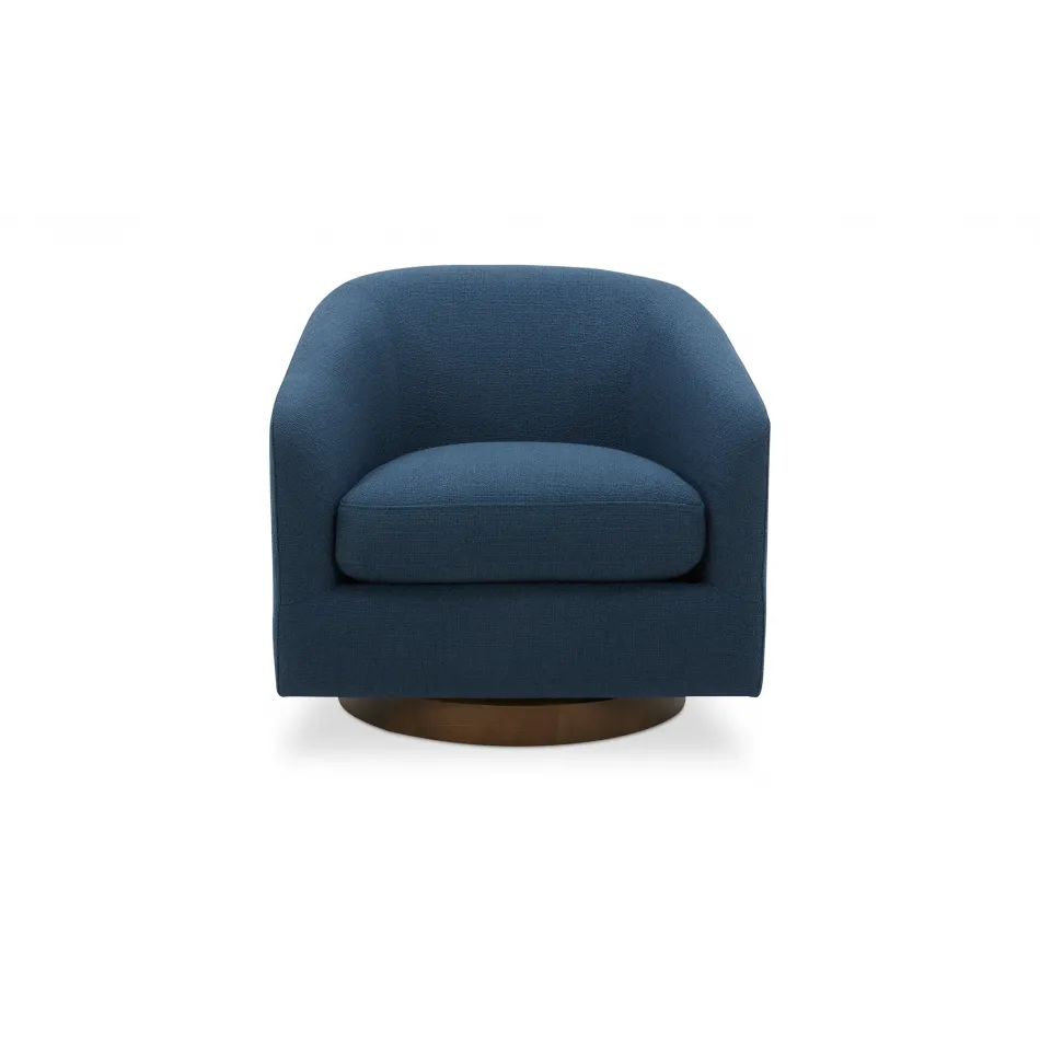 Oscy Dark Atlantic Swivel Chair